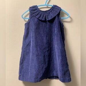 United colors of Benetton baby Corduroy navy blue dress 9-12 months